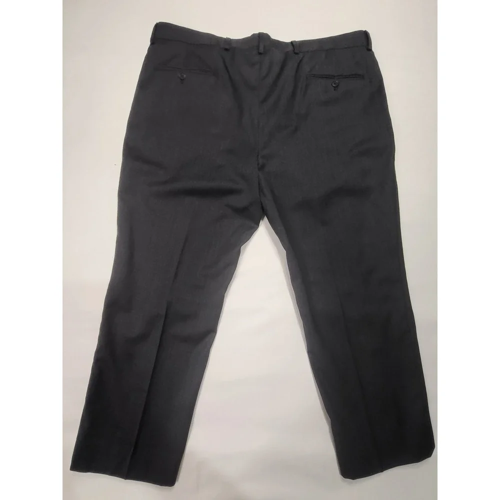 Jos. A. Bank 44 Short/38 Waist Mens 2 Piece Suit Charcoal Gray Blazer Pants Set
